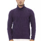 Alpha Studio Purple Merino Wool Sweater