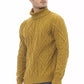 Alpha Studio Yellow Merino Wool Sweater