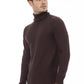 Alpha Studio Brown Merino Wool Sweater