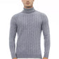 Alpha Studio Light Blue Viscose Sweater