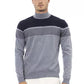 Alpha Studio Light Blue Viscose Sweater