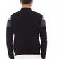 Alpha Studio Black Viscose Sweater