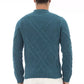 Alpha Studio Teal Merino Wool Sweater