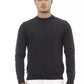 Alpha Studio Black Wool Sweater