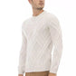 Alpha Studio Beige Merino Wool Sweater