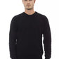 Alpha Studio Black Viscose Sweater