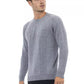 Alpha Studio Light Blue Viscose Sweater