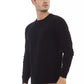 Alpha Studio Black Viscose Sweater