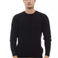 Alpha Studio Black Viscose Sweater