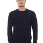 Alpha Studio Blue Viscose Sweater