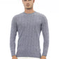 Alpha Studio Light Blue Viscose Sweater
