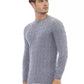 Alpha Studio Light Blue Viscose Sweater