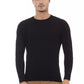 Alpha Studio Black Viscose Sweater