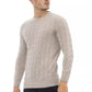 Alpha Studio Beige Viscose Sweater