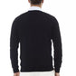 Alpha Studio Black Wool Sweater