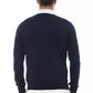 Alpha Studio Blue Wool Sweater