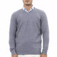 Alpha Studio Light Blue Viscose Sweater