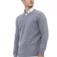Alpha Studio Light Blue Viscose Sweater