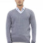 Alpha Studio Light Blue Viscose Sweater