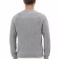 Alpha Studio Gray Cotton Sweater