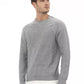 Alpha Studio Gray Cotton Sweater