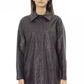 Alpha Studio Brown Polyethylene Shirt