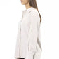 Alpha Studio White Polyester Shirt