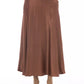 Alpha Studio Brown Viscose Skirt