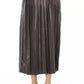 Alpha Studio Brown Polyethylene Skirt