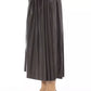 Alpha Studio Brown Polyethylene Skirt