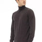 Alpha Studio Brown Cotton Sweater