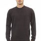 Alpha Studio Brown Cotton Sweater