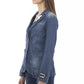 Baldinini Trend Blue Cotton Jackets & Coat