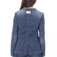 Baldinini Trend Blue Cotton Jackets & Coat