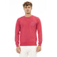 Baldinini Trend Red Cotton Sweater