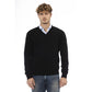 Sergio Tacchini Black Wool Sweater