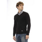 Baldinini Trend Black Wool Sweater