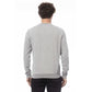 Trussardi Gray Cotton Sweater