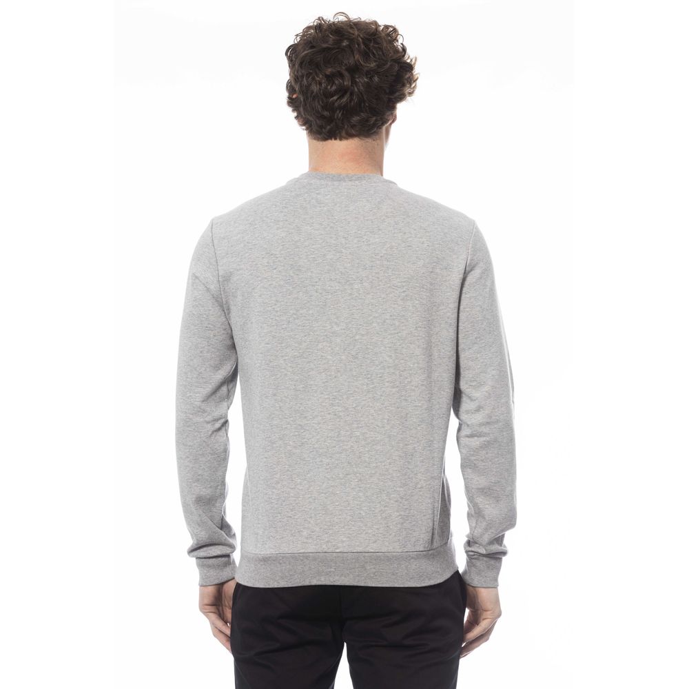 Trussardi Gray Cotton Sweater
