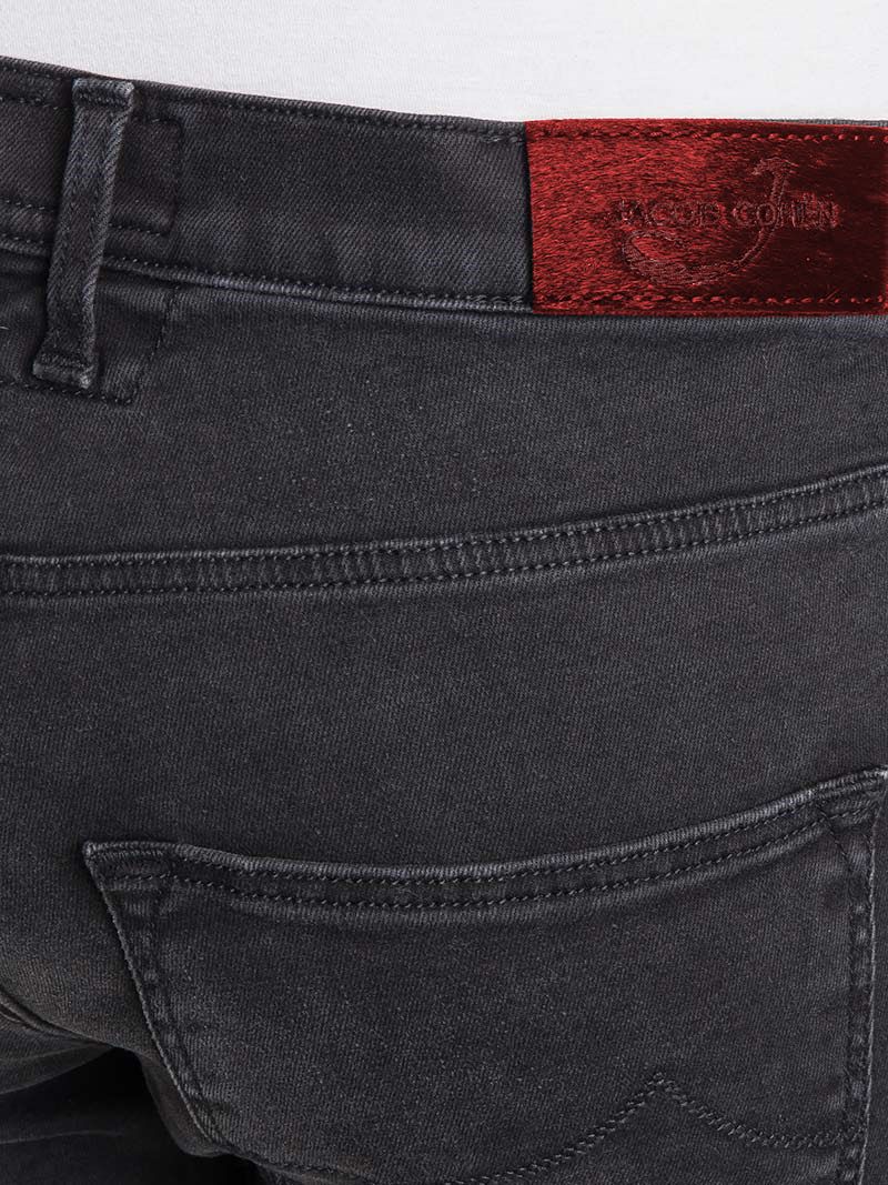 Jacob Cohen Black Cotton Jeans & Pant