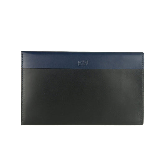Cavalli Class Blue Calfskin Wallet