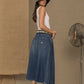 Don The Fuller Blue Cotton Skirt