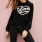 Love Moschino Black Cotton Jeans & Pant