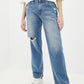 Love Moschino Blue Cotton Jeans & Pant