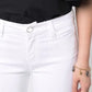 Love Moschino White Cotton Jeans & Pant