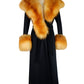 Made in Italy Black Wool Jackets & Coat