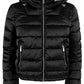 Yes Zee Black Polyamide Jackets & Coat