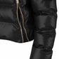 Yes Zee Black Polyurethane Jackets & Coat