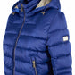 Yes Zee Blue Polyester Jackets & Coat