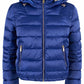 Yes Zee Blue Polyester Jackets & Coat